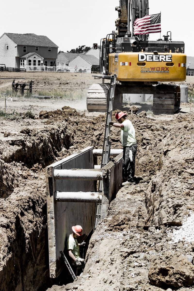 Construction workers onsite